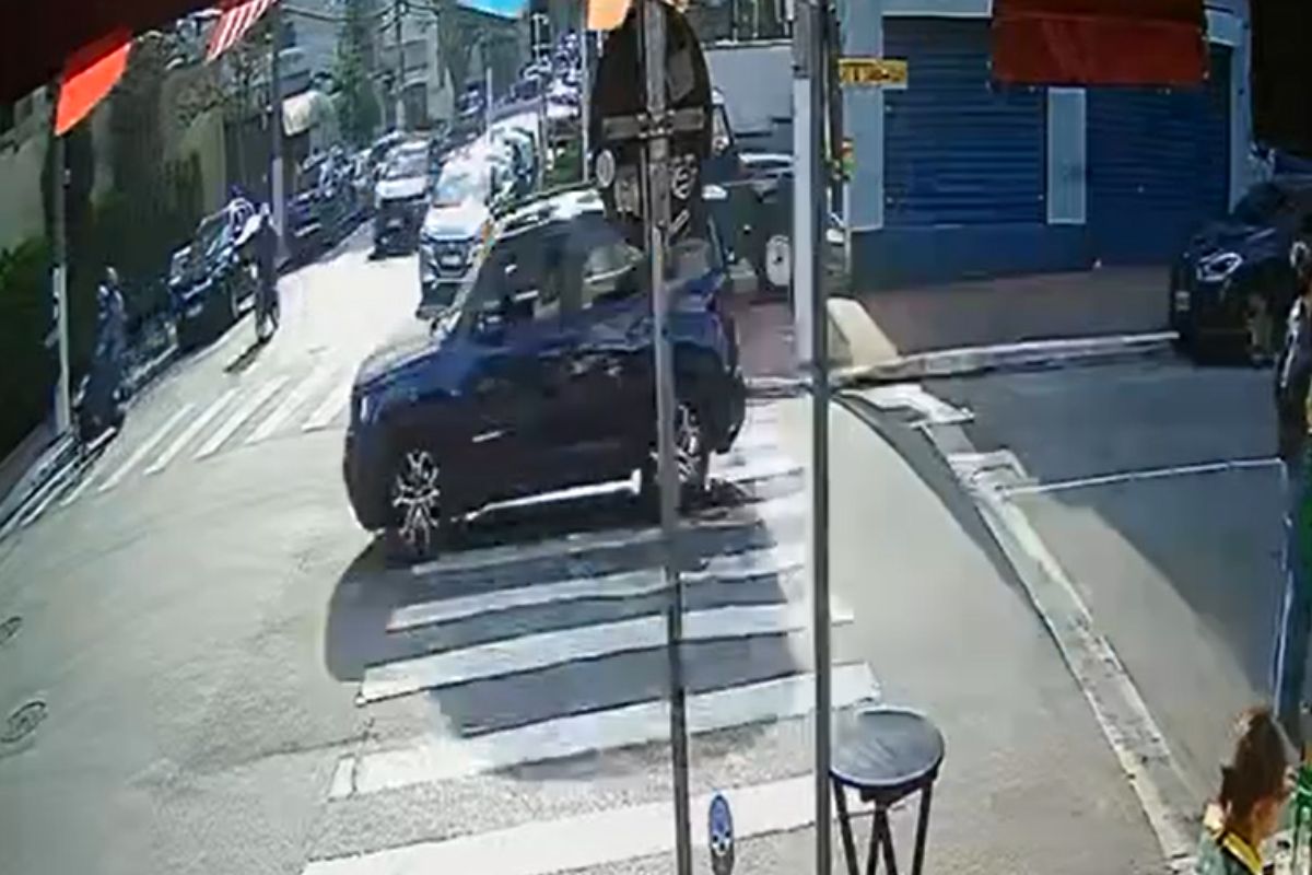 Perseguição policial nos Jardins resulta em batida com motociclista ferido em São Paulo