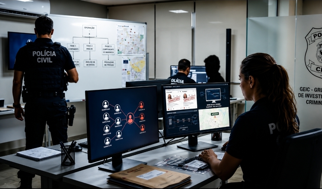 Polícia Civil apura perseguição virtual e uso de inteligência artificial em Goiás