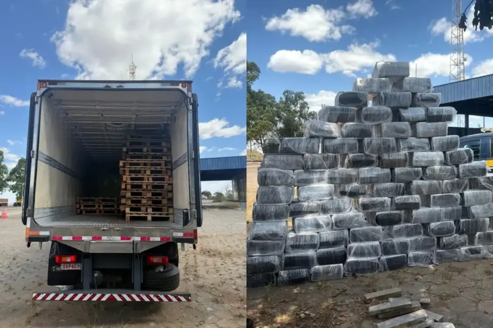 Polícia realiza apreensão de maconha em caminhão na BR-060 que ia para o DF