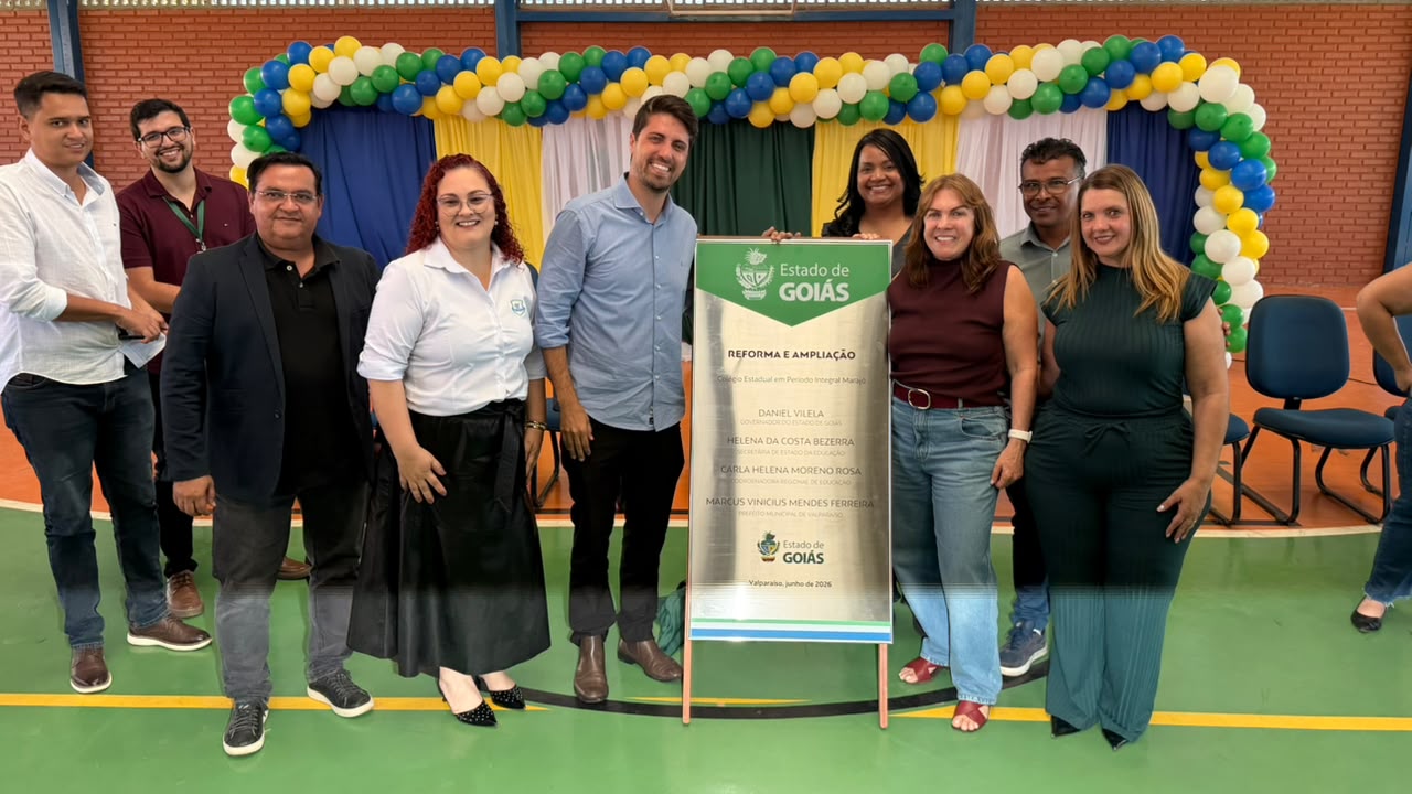 Reforma e ampliação do CEPI Marajó são entregues em Valparaíso de Goiás, impulsionando a educação local