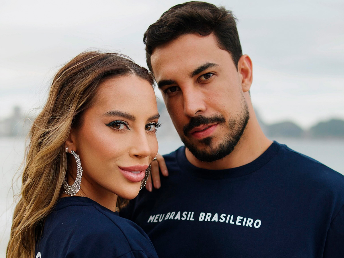 Ex-participantes Renata e Maike analisam o namoro após o BBB 25