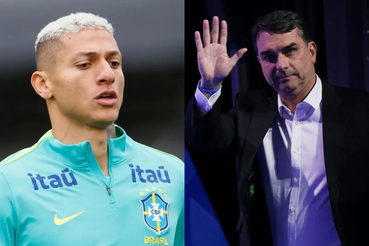 Richarlison volta a mencionar disputa por mansão milionária com Flávio Bolsonaro