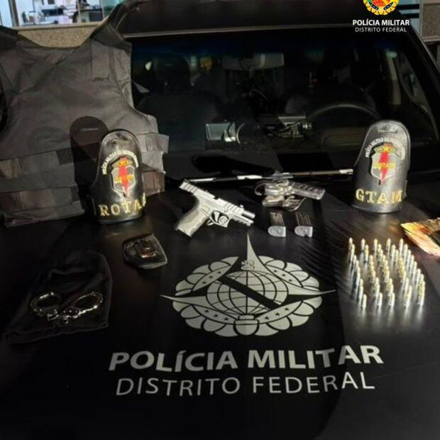 Novas operações da ROTAM apreendem arma de fogo e prendem dois em Ceilândia