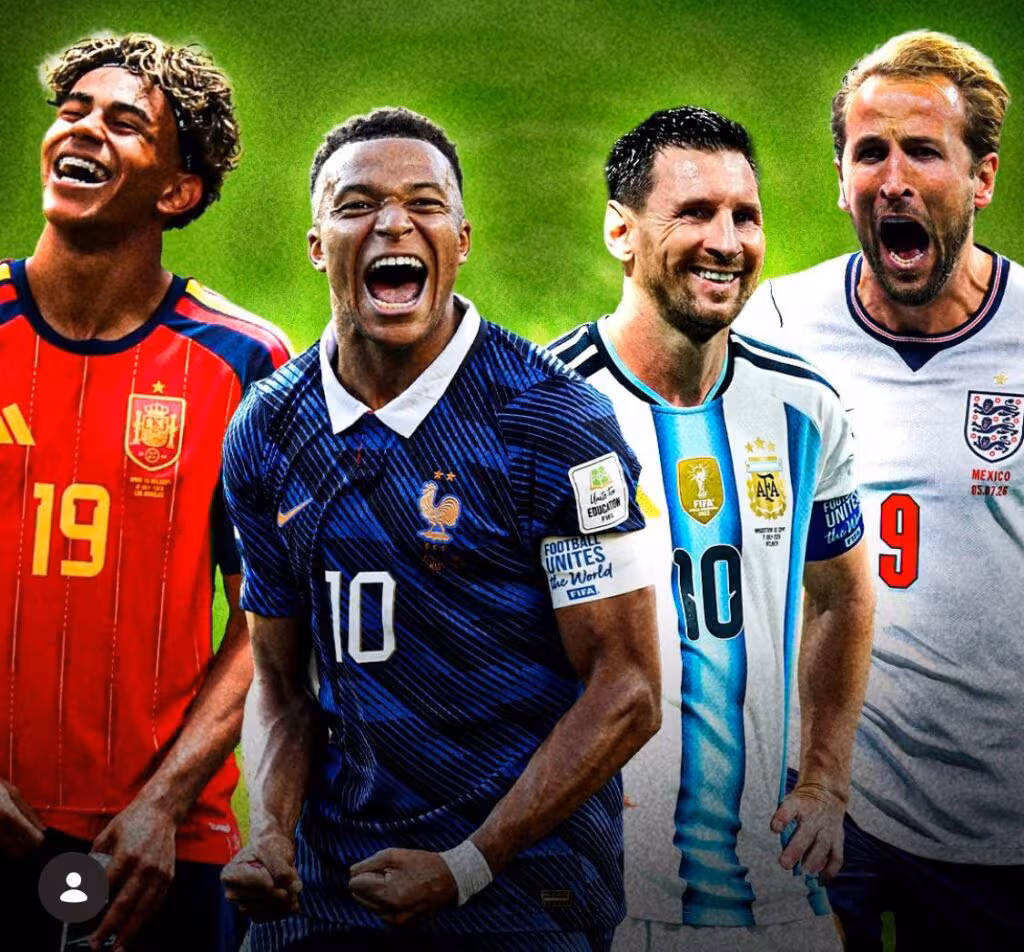 As semifinais da Copa do Mundo de 2026 marcam encontro inédito entre campeões mundiais após 36 anos