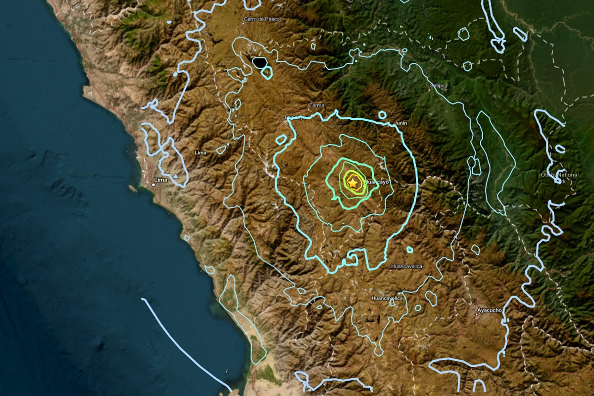Peru: terremoto de magnitude 5,5 abala região central do país
