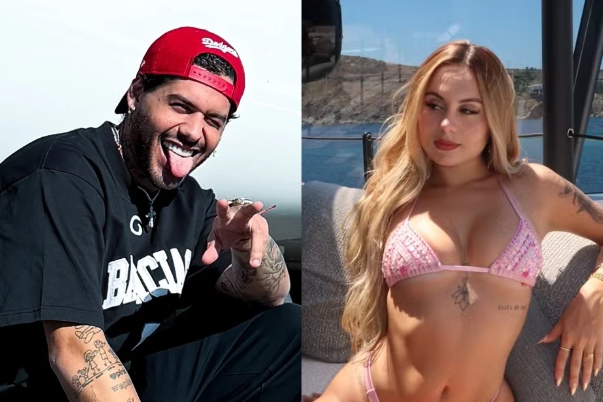 Zé Felipe é visto aos beijos com a influenciadora Lara Jucah no Rio