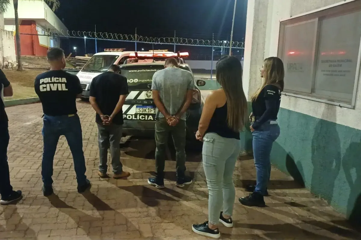 Dupla investigada por homicídio em Cristalina é presa pela polícia