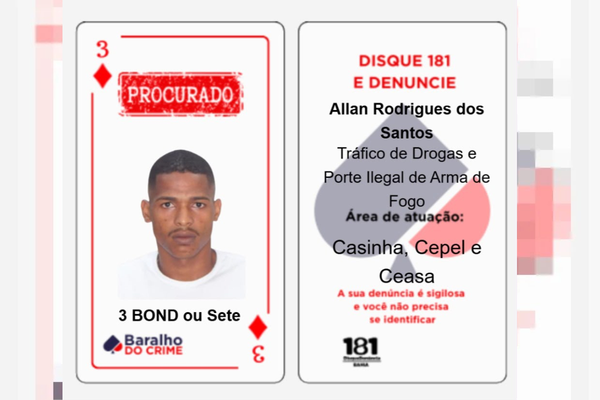 Integrante do Baralho do Crime morre em confronto com a polícia em Salvador