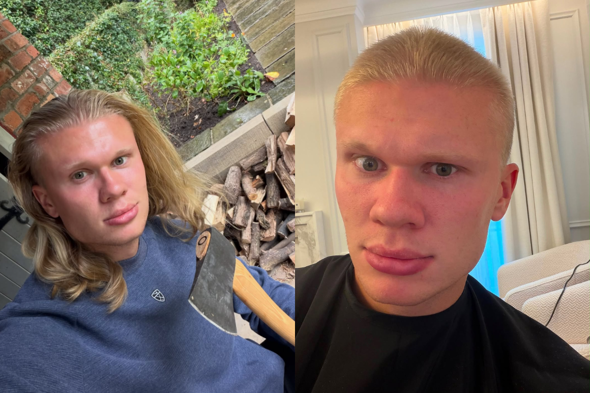Erling Haaland surpreende fãs ao abandonar cabelo longo e adotar novo visual