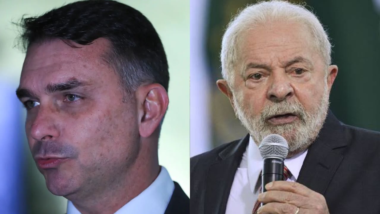Flávio Bolsonaro critica Lula em convenção e afirma que país perdeu a democracia plena