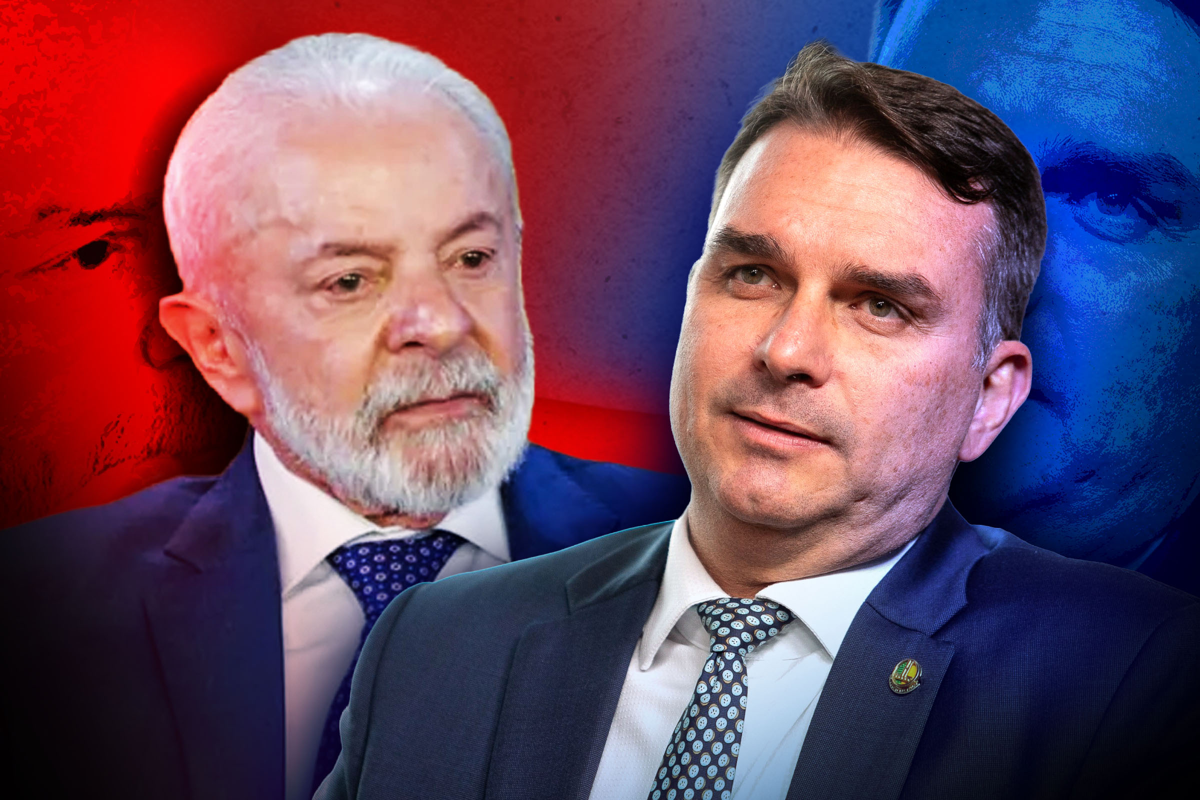 Lula e Flávio cumprem agendas simultâneas na campanha eleitoral no Rio