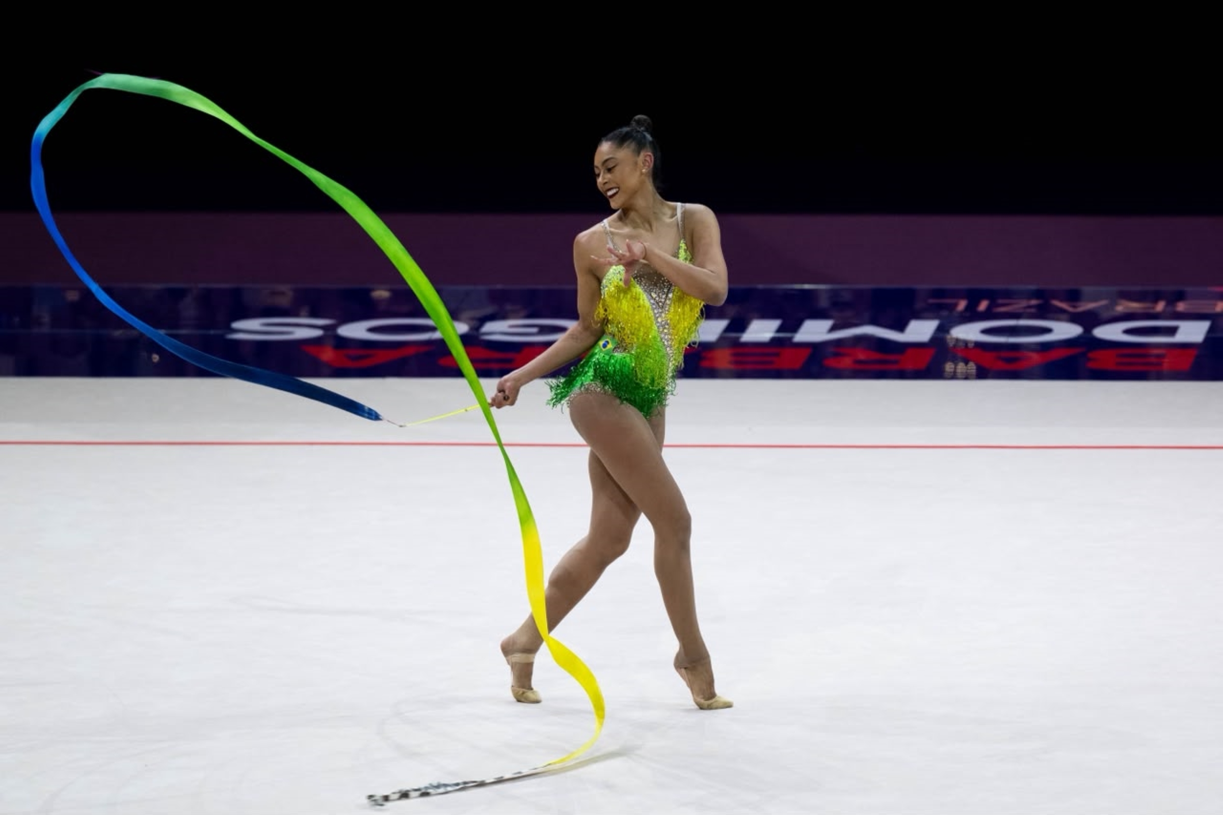 Mundial de Ginástica Rítmica: Babi Domingos fica na última posição da final