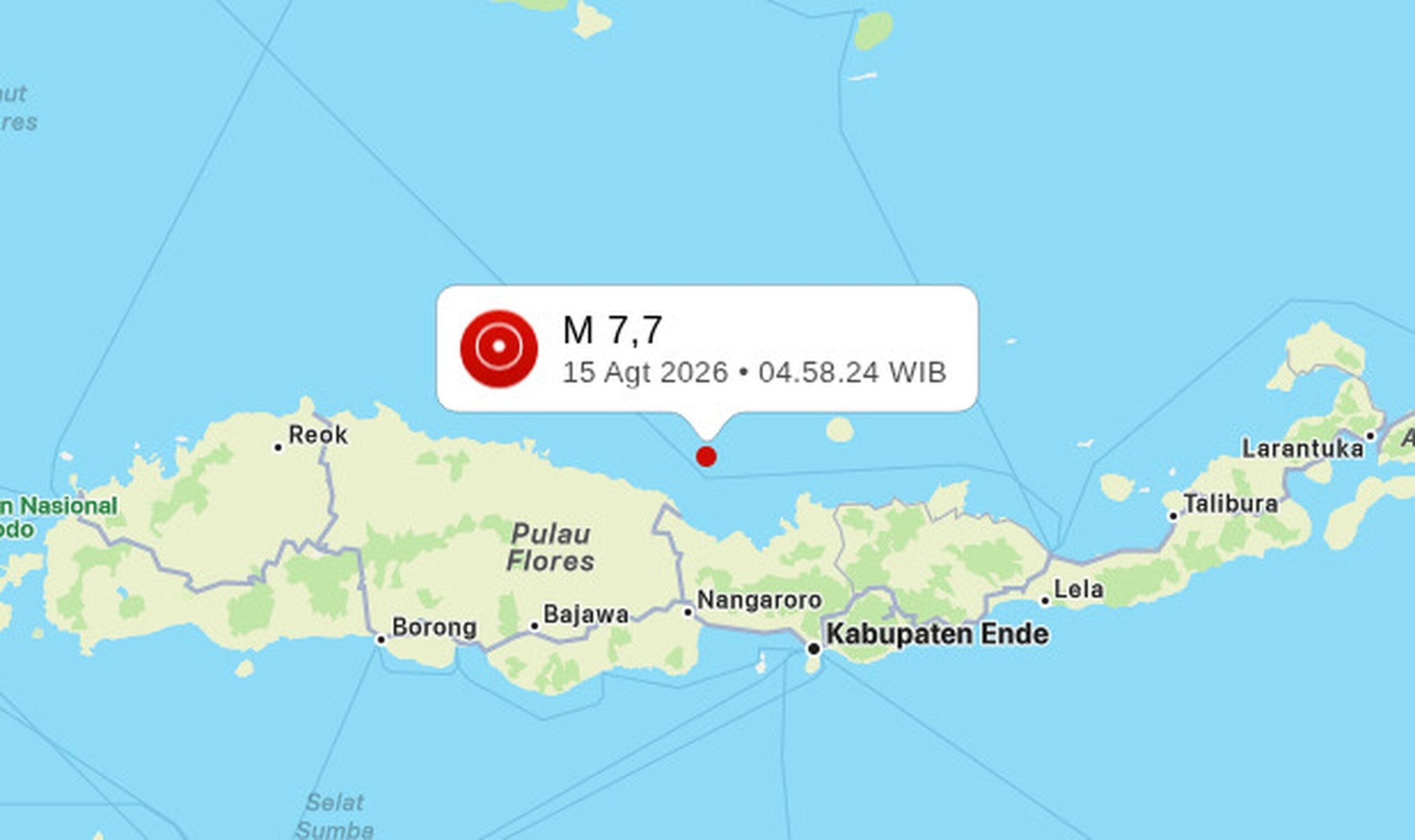 Terremoto na Indonésia de magnitude 7,7 provoca forte alerta de tsunami