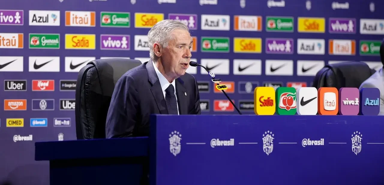 Carlo Ancelotti anuncia novos convocados da Seleção Brasileira nesta quarta (9)
