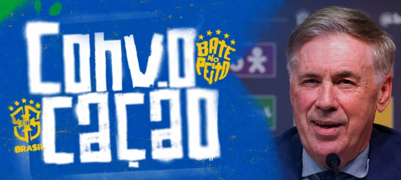 Carlo Ancelotti comanda primeira convocação da seleção brasileira após copa