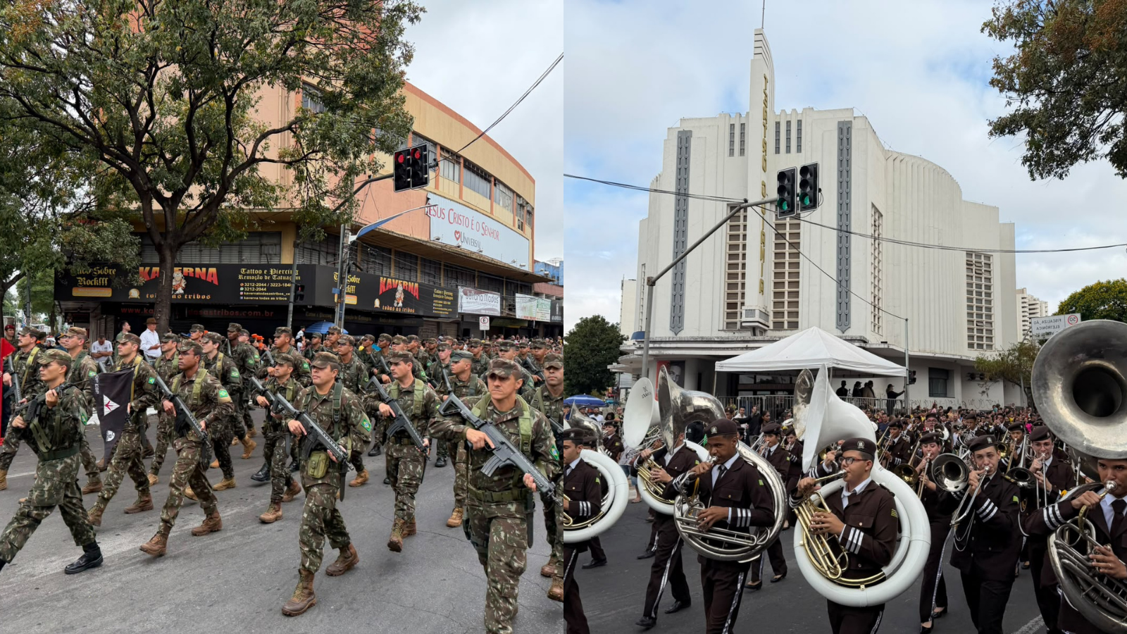 Desfile cívico-militar em Goiânia atrai mais de 15 mil pessoas no centro