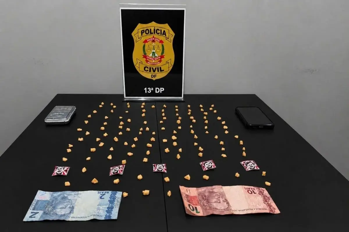 Prisão em flagrante por tráfico de drogas em Sobradinho realizada pela PCDF