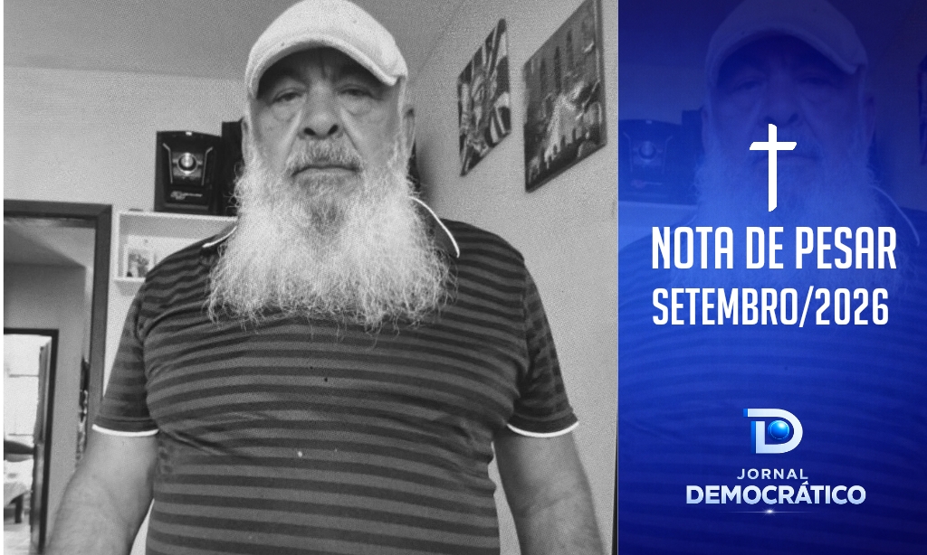 Nota de pesar pelo falecimento de Militão Antério dos Santos no Jardim Ingá
