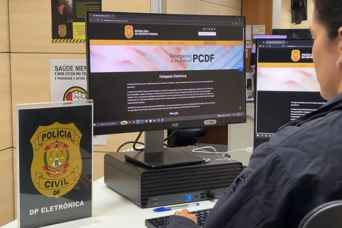 PCDF inclui opção de fraude na Delegacia Eletrônica para vítimas de golpes