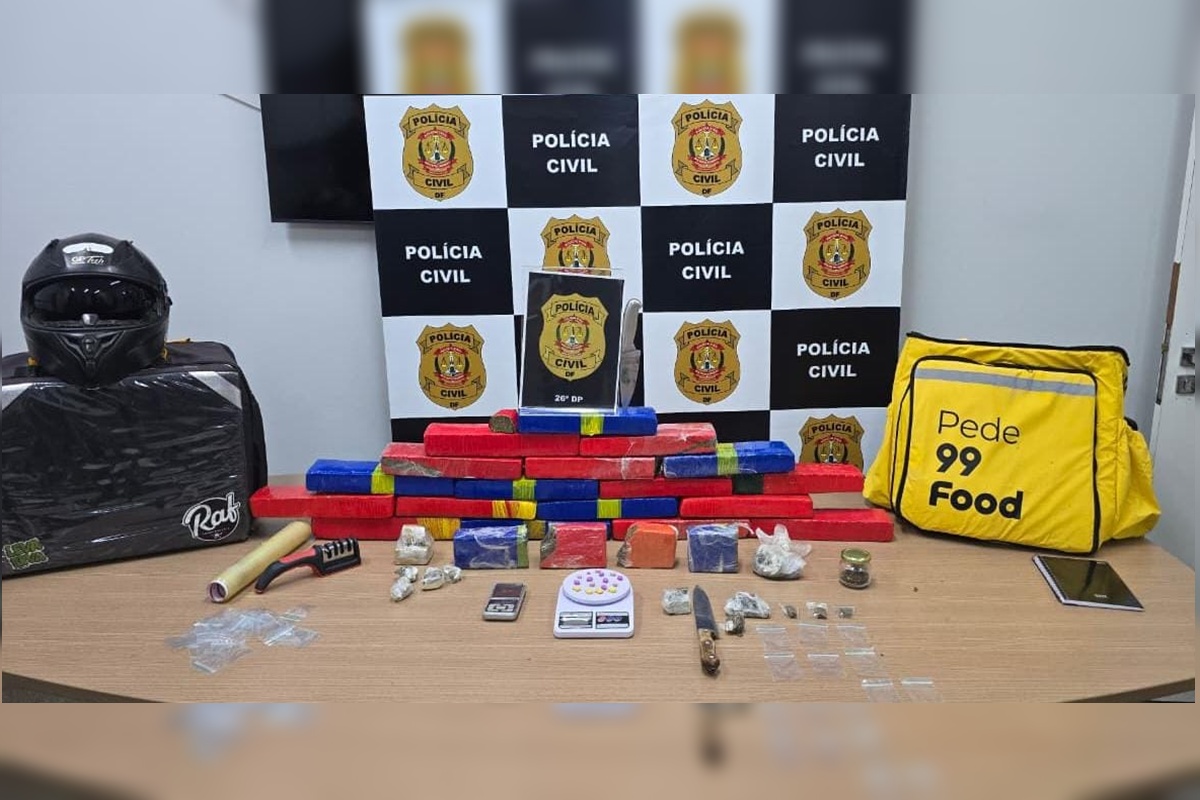 PCDF fecha depósito usado para o tráfico de drogas em Samambaia