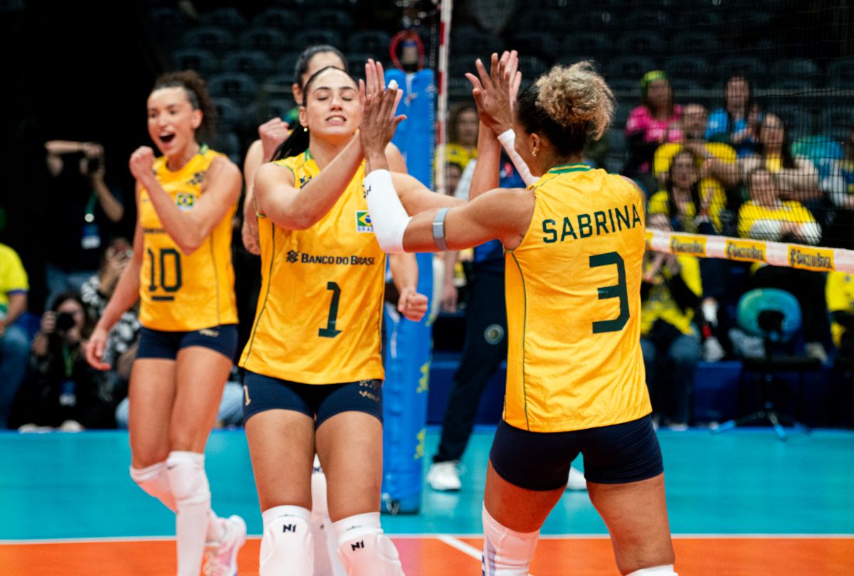 Seleção brasileira estreia com vitória sobre a Venezuela no Sul-Americano de Vôlei