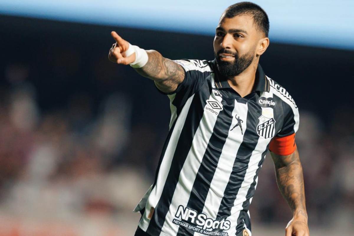 Gabigol garante a vitória do Santos no clássico contra o São Paulo