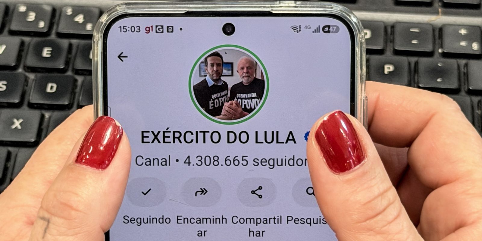 Canal exército do lula retorna ao whatsapp após registro oficial no tse