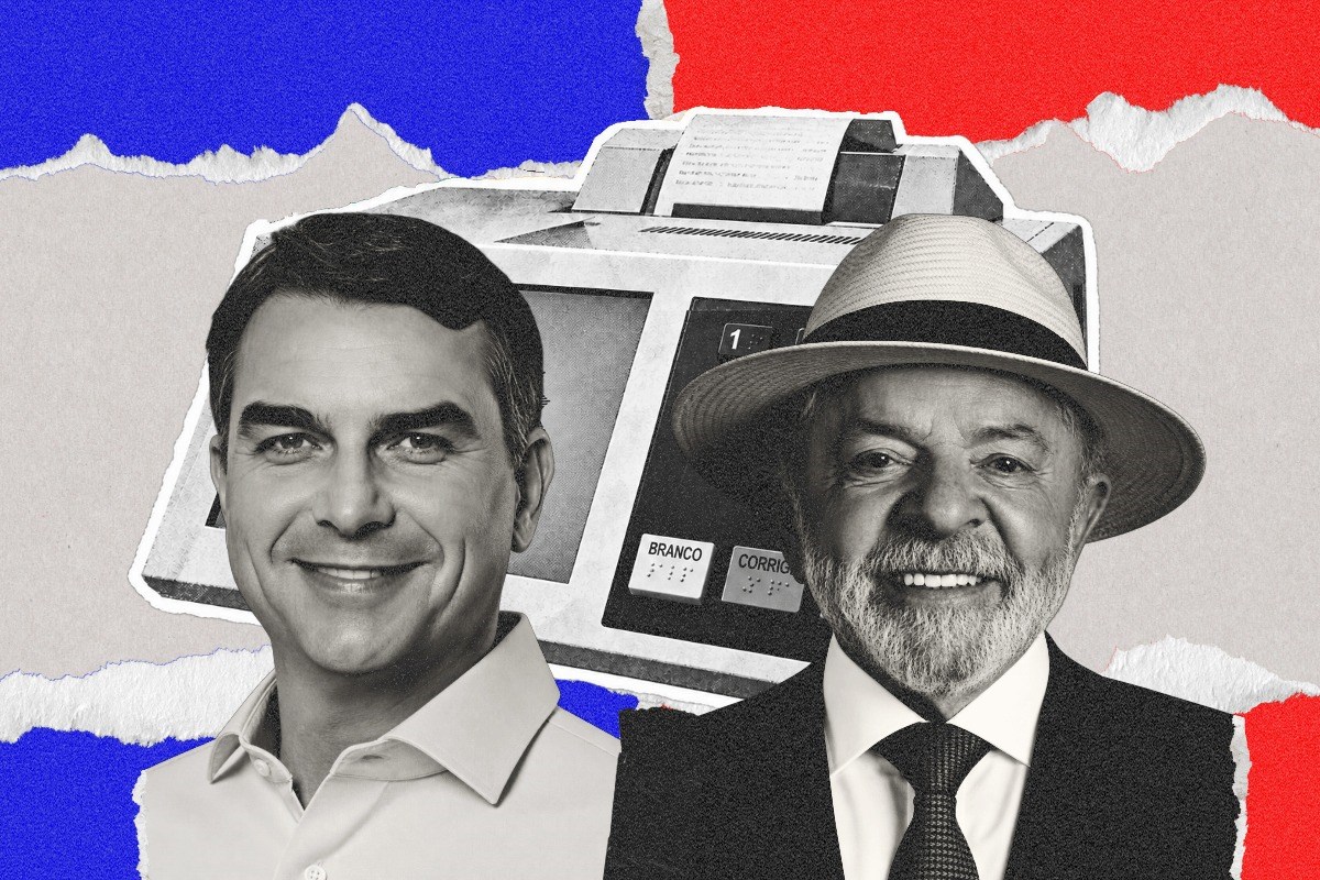 CNT/MDA aponta Flávio Bolsonaro com 50,7% dos votos válidos contra Lula