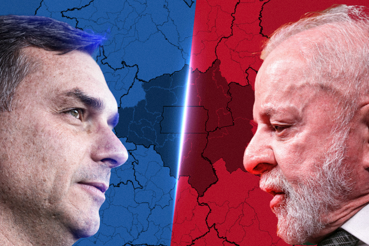 Datafolha: Flávio Bolsonaro tem 51% e Lula marca 49%