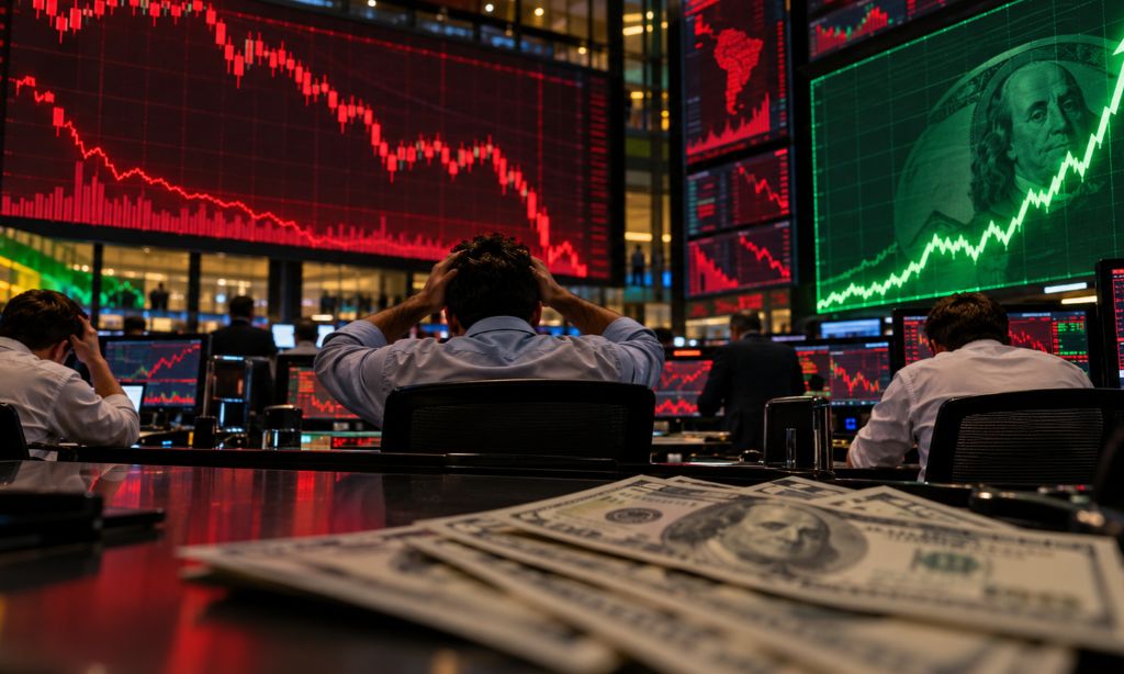 Dólar dispara para R$ 5,60 e Bolsa despenca após reeleição de Lula
