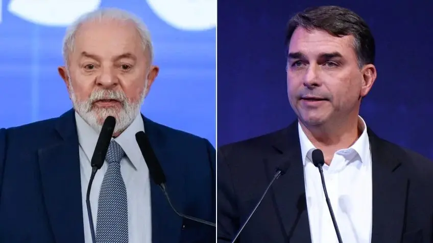 Pesquisa Atlas/Bloomberg aponta Flávio com 49,8% e Lula com 47,6%
