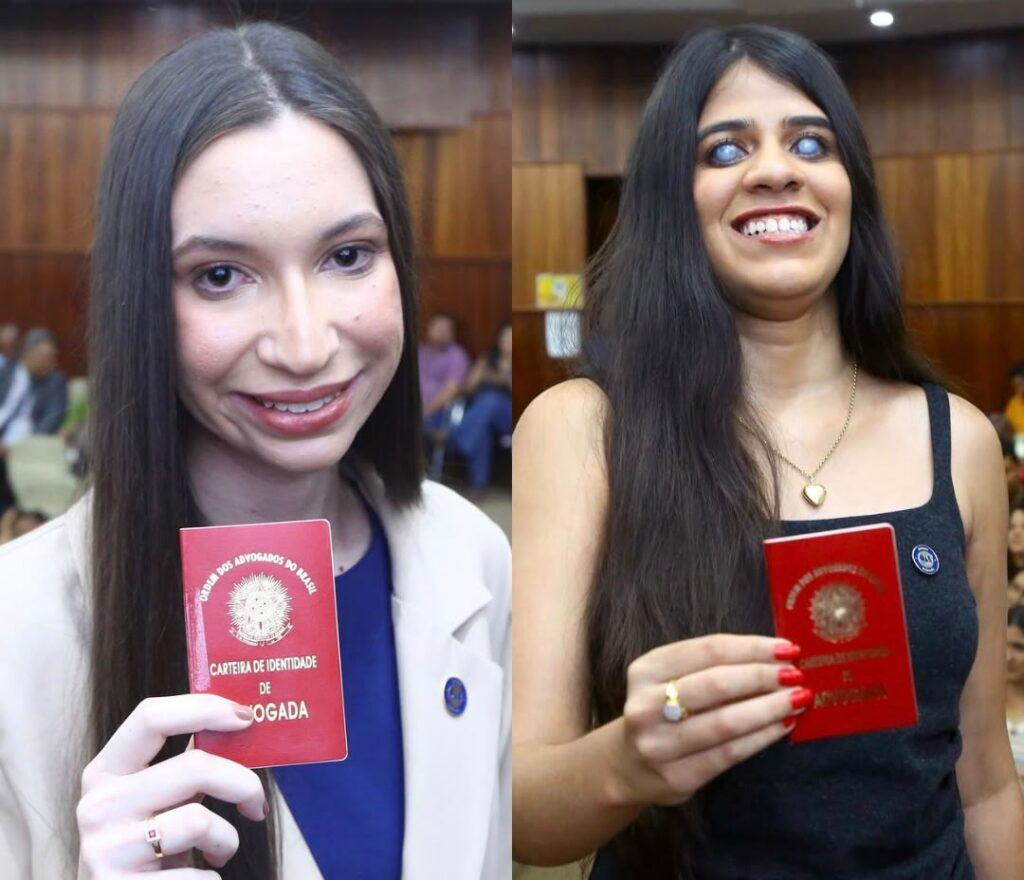 Jovens com deficiência visual passam de primeira na OAB e viram advogadas