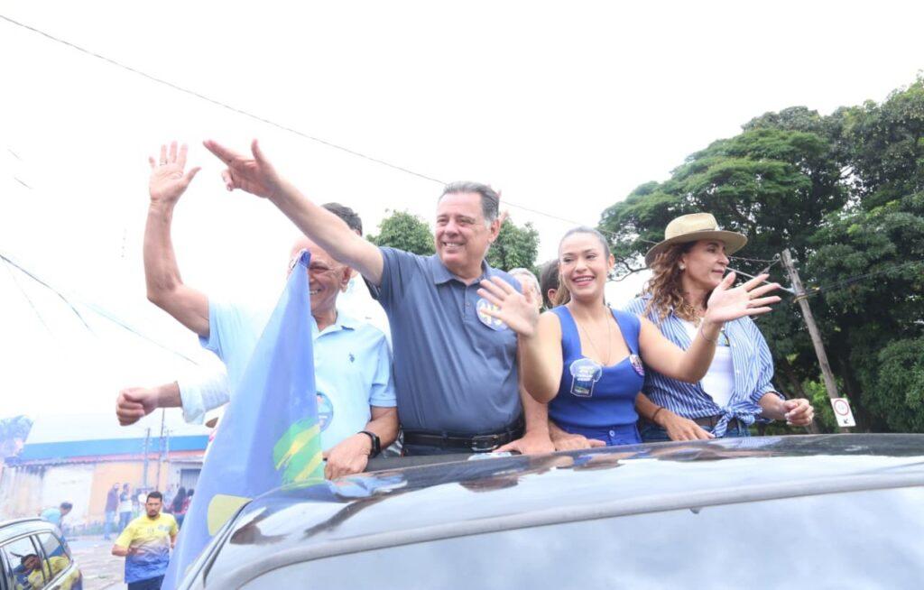 Marconi Perillo encerra campanha eleitoral com carreatas em Goiás
