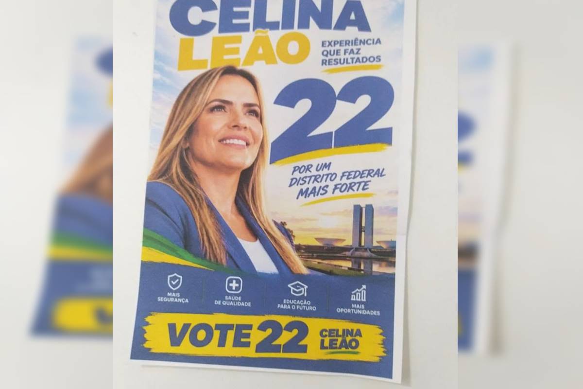 Campanha de Celina Leão identifica panfletos com número incorreto no DF