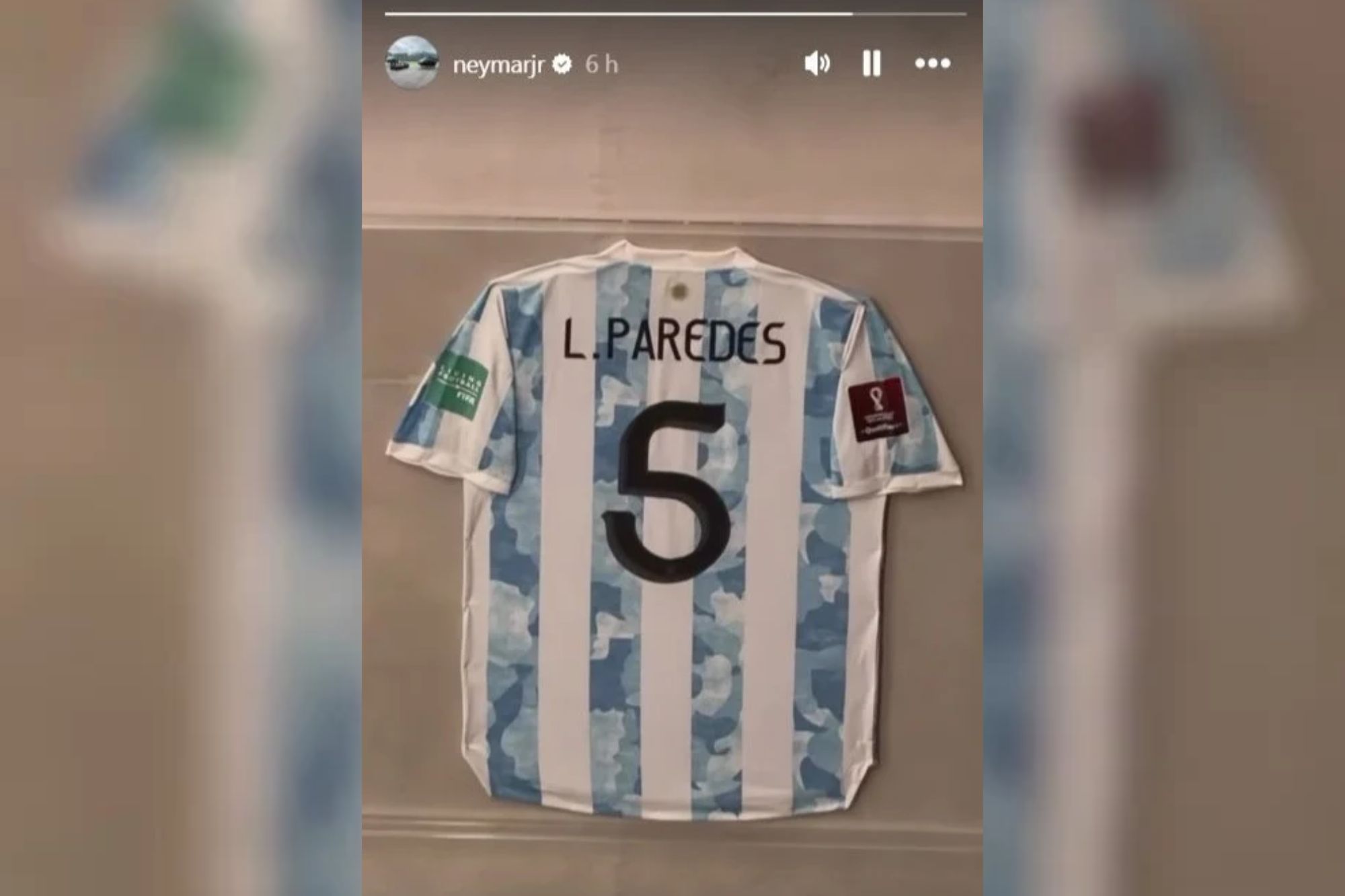 Neymar exalta camisa de Paredes após eliminação do Vasco