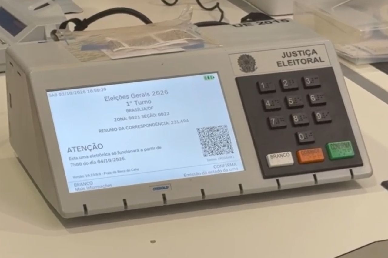 Urnas eletrônicas recebem auditoria oficial do TSE no domingo de votação