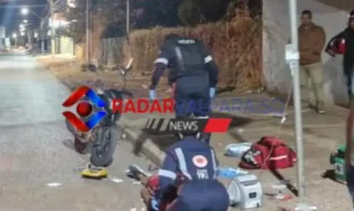 Acidente de moto em Valparaíso resulta em uma vítima fatal e uma ferida