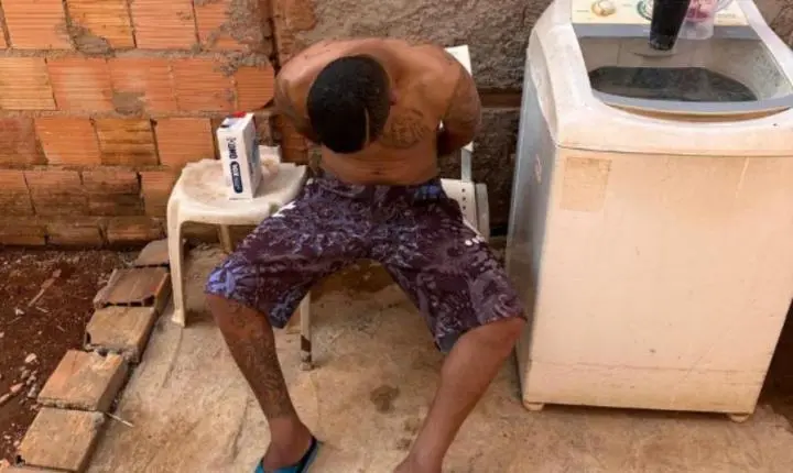 Homem é preso por tentativa de homicídio com facão em Novo Gama