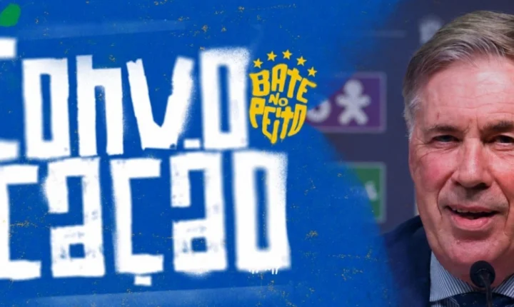 Carlo Ancelotti comanda primeira convocação da seleção brasileira após copa