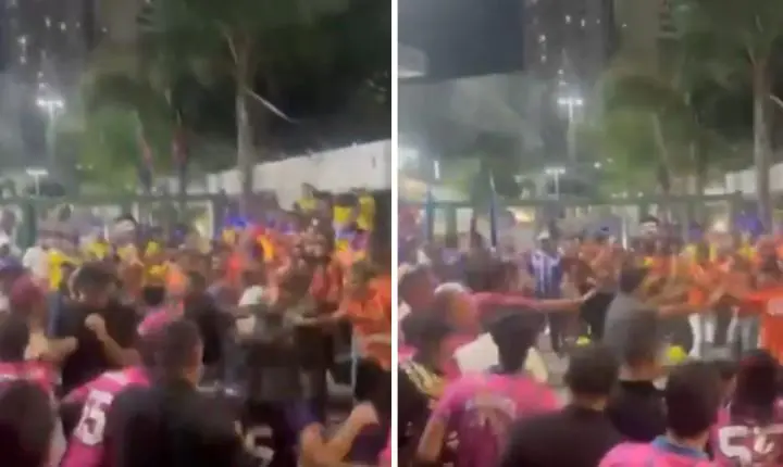 Militantes brigam antes de debate das eleições em Pernambuco
