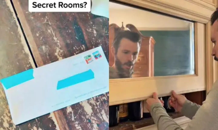 Casal descobre cômodos secretos em casa de 130 anos após receber carta misteriosa