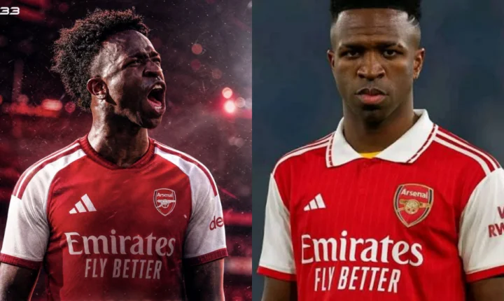Arsenal planeja oferta histórica com salário milionário para contratar Vini Jr.
