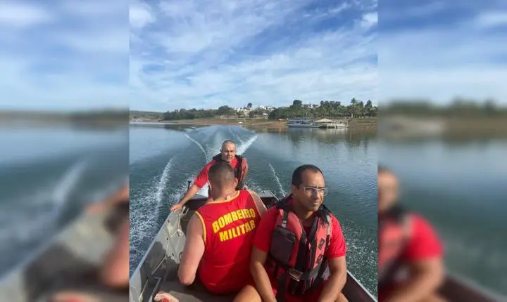 Queda de avião em Caldas Novas deixa duas pessoas resgatadas no Lago Corumbá