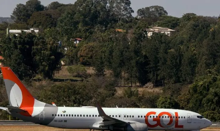 Avião da GOL realiza pouso de emergência em Goiânia após falha técnica