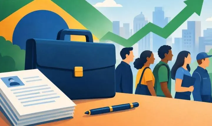 Brasil cria 165,8 mil empregos formais em agosto segundo dados do Caged