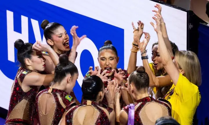 Brasil ganha bronze no Mundial de Ginástica Rítmica e vai a LA 2028