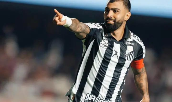 Gabigol garante a vitória do Santos no clássico contra o São Paulo