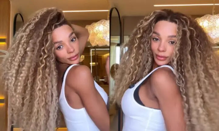 Brunna Gonçalves exibe cabelo natural e manda recado para críticos