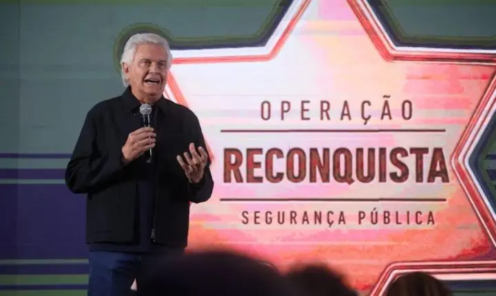 Caiado apresenta plano com lei de terrorismo doméstico e novas cadeias
