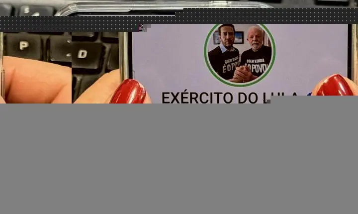 Canal exército do lula retorna ao whatsapp após registro oficial no tse